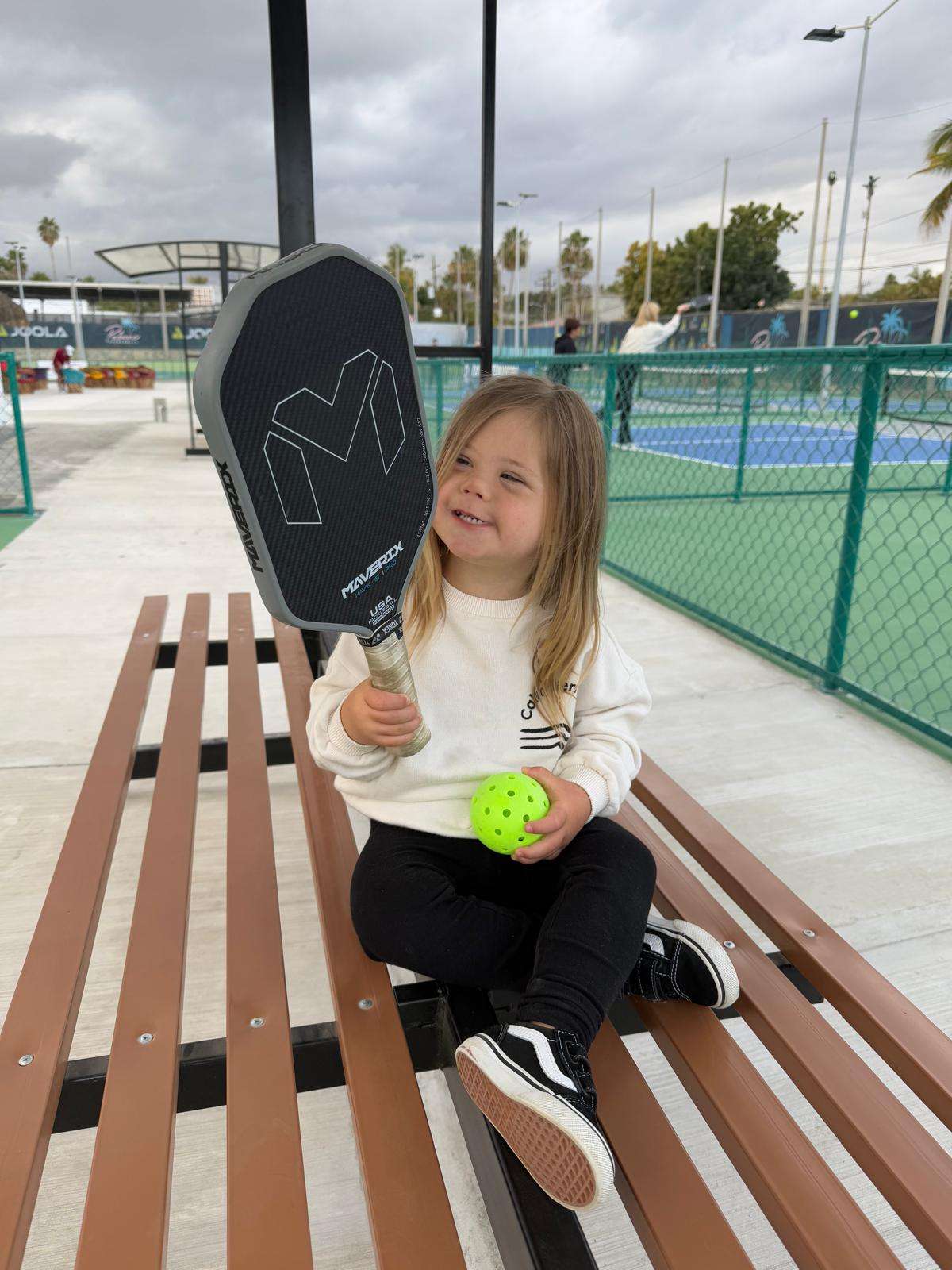 pickleball-racket-maverick-down-syndrome pickleball for down syndrome day